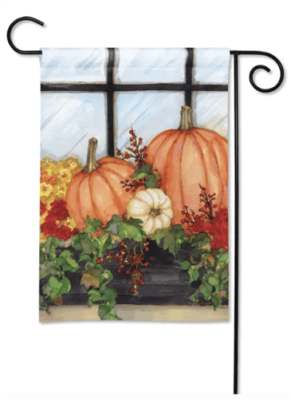 Autumn Window  BreezeArt Garden Flag
