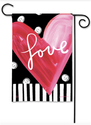 Love Big BreezeArt Garden Flag
