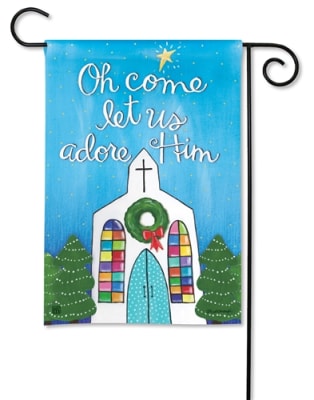 Adore Him BreezeArt Garden Flag