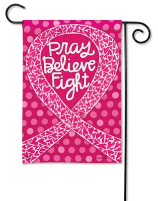 Think Pink BreezeArt Garden Flag