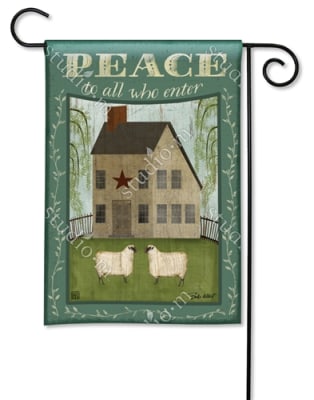 Peace To All BreezeArt Garden Flag