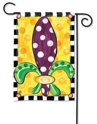 Mardi Gras Fun BreezeArt Garden Flag