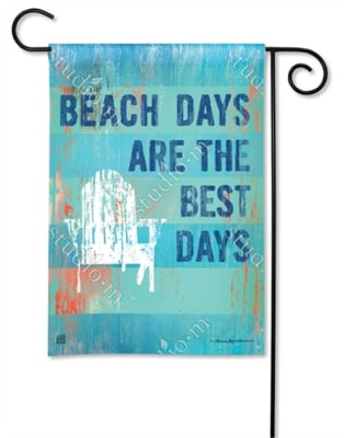 Beach Days BreezeArt Garden Flag