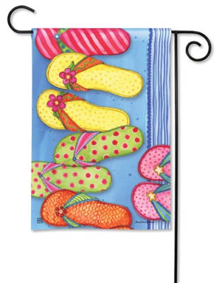Favorite Flip Flops BreezeArt Garden Flag