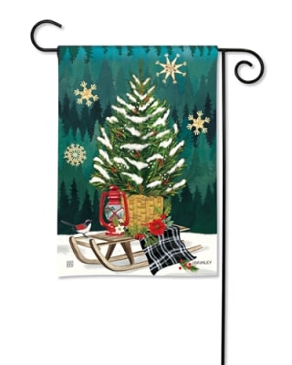 Scandi Christmas Tree BreezeArt Garden Flag