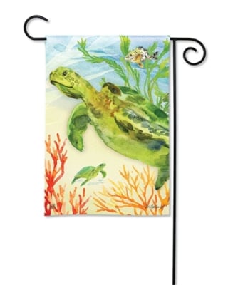 Green Sea Turtle BreezeArt Garden Flag