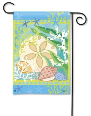 Sand Dollar Decorative Garden Flag