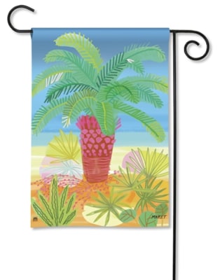 Pretty Palm Decorative Garden Flag