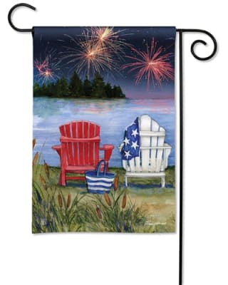 Lake View BreezeArt Garden Flag
