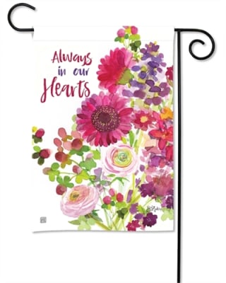 Heartfelt Bouquet BreezeArt Garden Flag