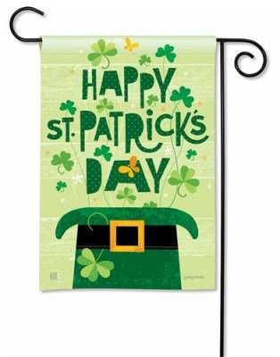 St. Pat's Hat BreezeArt Garden Flag
