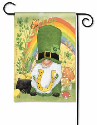 Lucky Gnome BreezeArt Garden Flag