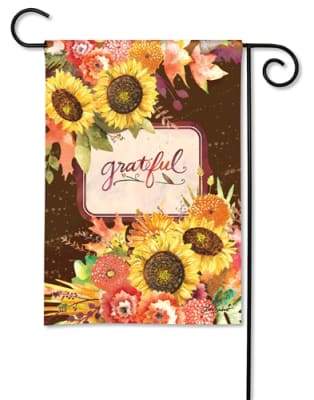 Grateful Bouquet BreezeArt Garden Flag