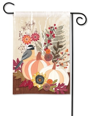 Fall Cut Flowers BreezeArt Garden Flag