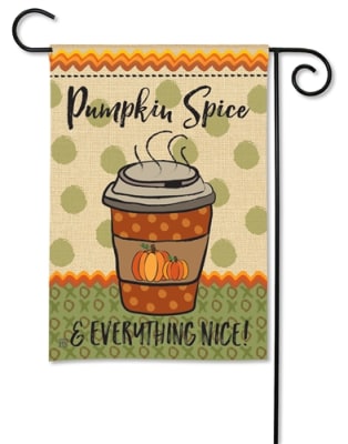 Pumpkin Spice BreezeArt Garden Flag