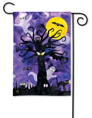 Spooky Tree BreezeArt Garden Flag