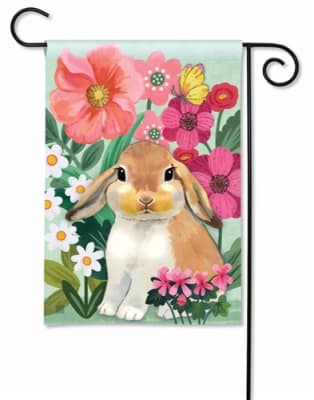 Bunny Love BreezeArt Garden Flag