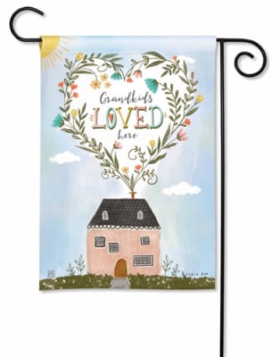 Grandkids Loved Here BreezeArt Garden Flag