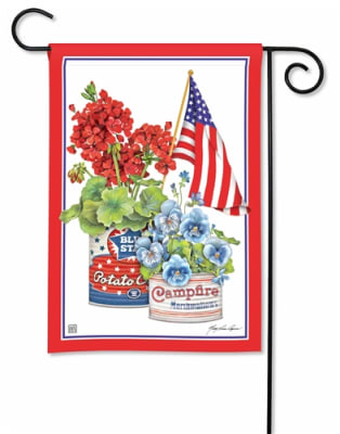 Vintage Patriotic BreezeArt Garden Flag
