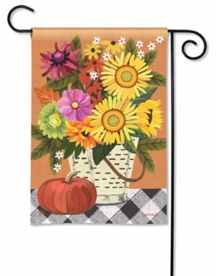 Autumn Basket BreezeArt Garden Flag