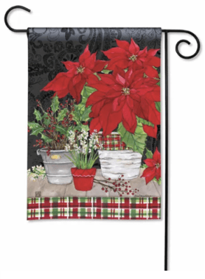Holiday Gathering BreezeArt Garden Flag