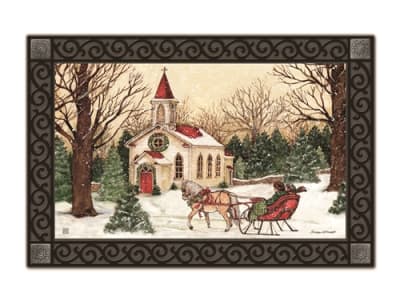 Religious Christmas MatMates Decorative Doormat