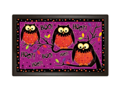 Hoot Owls MatMates Doormat
