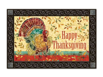 Thanksgiving Turkey MatMates Doormat