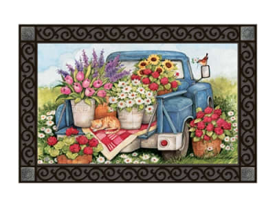 Flower Pickin' Time MatMates Decorative Doormat