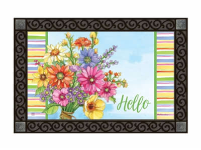 Flower Market MatMates Decorative Doormat