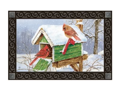 Cardinal Mailbox MatMates Decorative Doormat