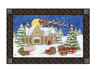 Santa's Workshop MatMates Decorative Doormat