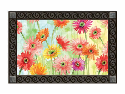 Gerbera Daisies MatMates Decorative Doormat