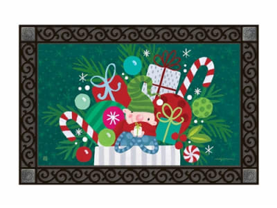 Christmas Stocking MatMates Decorative Doormat