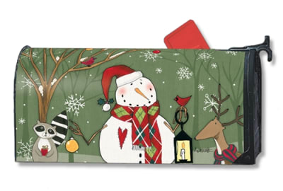 Party in the Woods Large MailWraps Mailbox Cover