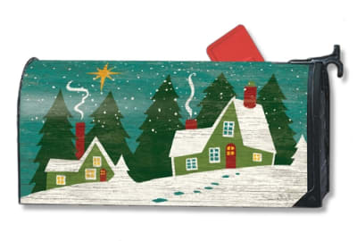 Home for Christmas Large MailWraps Magnetic Mailbox Cover