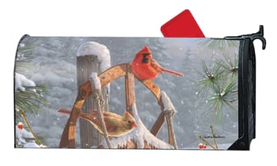 Fresh Snow Large MailWraps Magnetic Mailbox Cover