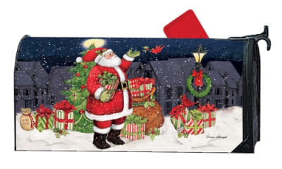 Hometown Santa Large MailWraps Mailbox Cover
