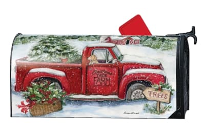 Christmas Tree Farm Large MailWraps Mailbox Cover