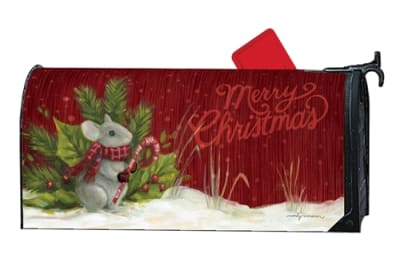 Christmas Mouse Large MailWraps Mailbox Cover