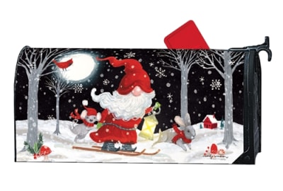 Forest Night Gnomes Large MailWraps Mailbox Cover