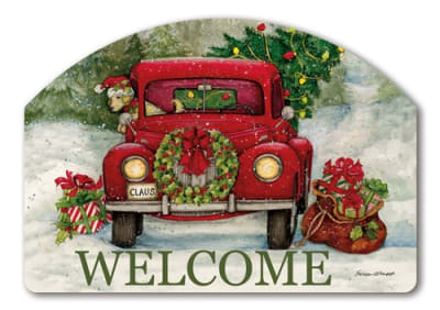 Bringing Home the Tree Yard DeSigns Magnetic Art