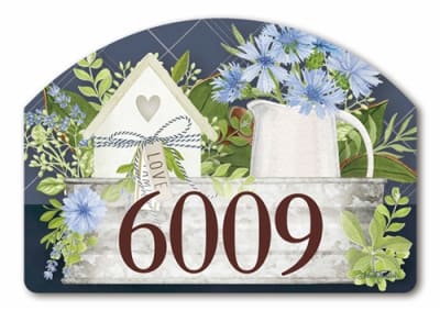 Farmhouse Flowers Yard DeSigns Magnetic Art