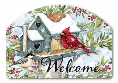 Winter Birdhouse Yard DeSigns Magnetic Art