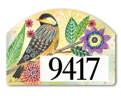 Bird Song Yard DeSigns Magnetic Art