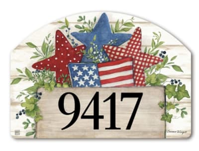 Old Glory Patriotic Stars Yard DeSigns Magnetic Art