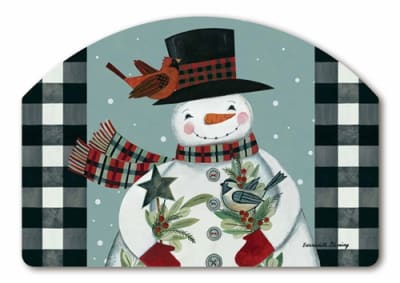 Holly Snowman Yard DeSigns Magnetic Art