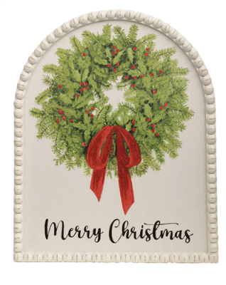 TC Gallery Merry Christmas Framed Wreath Print