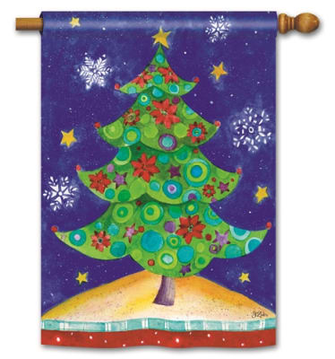Holiday Tree Standard Flag