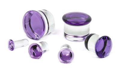 Colorfront Plug - Amethyst - Single Flare
